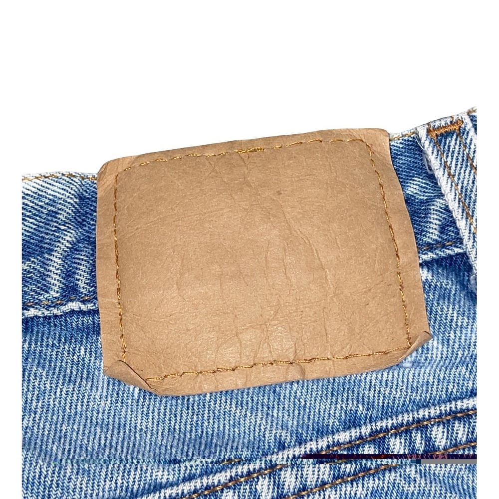 Vintage Levi's Women's Mom Jeans Tapered Size 27x30 Denim Custom Bleach Wash - Picture 10 of 16